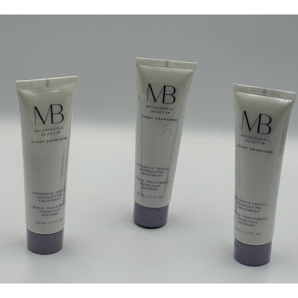 Meaningful Beauty Intensive Triple Exfoliating Treatment AHA 1.7 fl oz, Set of 3